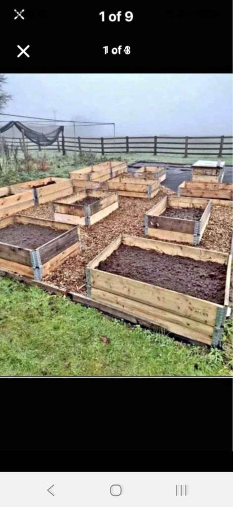 Wooden Raised Garden Beds - Various Sizes, As Good As New