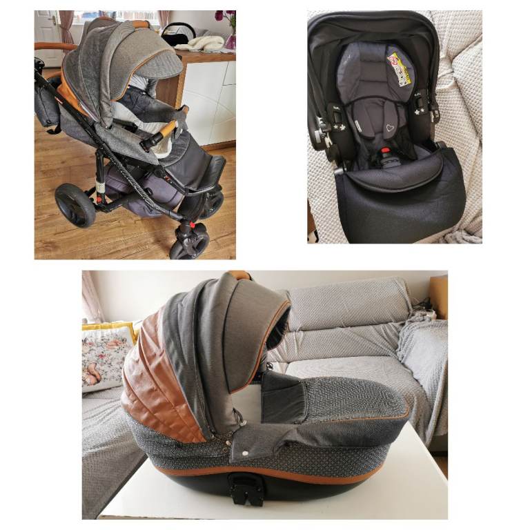 Baby pram pushchair 3 in 1