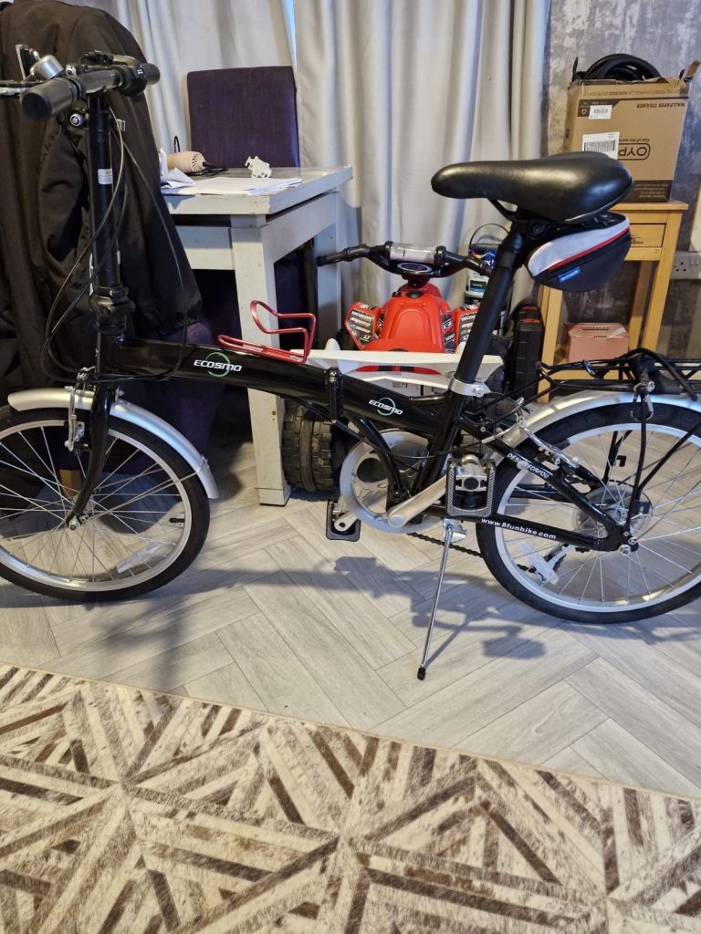 Ecosmo 20” folding city bike 