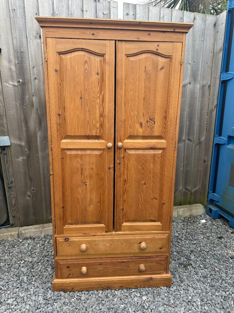 Solid pine wardrobe can deliver 