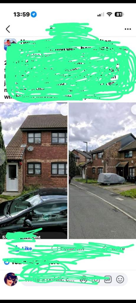 Two bed maisonette style property SW colliers  wood