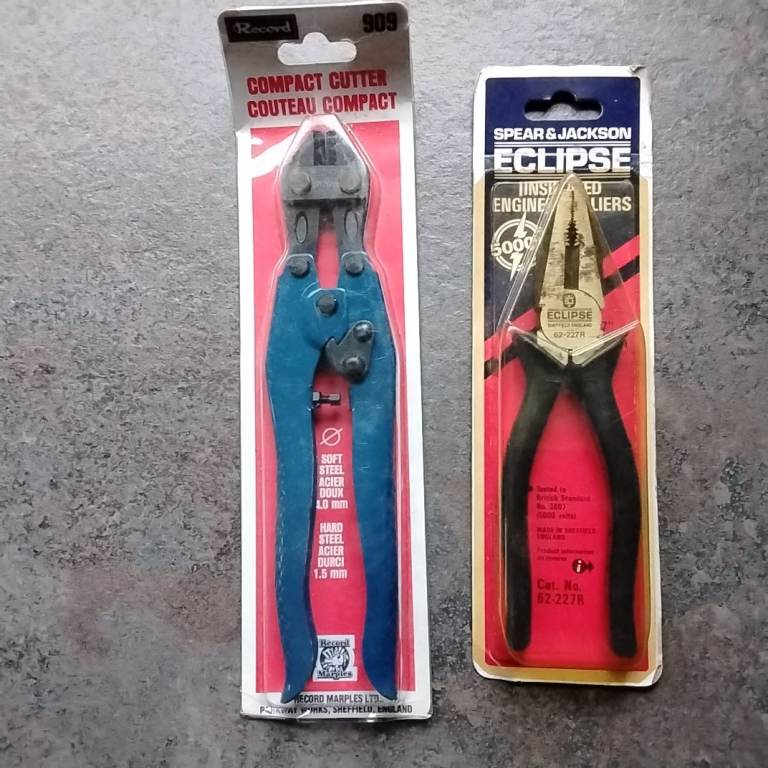 Pliers and cutters.