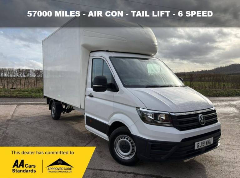 2019 19 VOLKSWAGEN CRAFTER 2.0 TDI CR35 STARTLINE LUTON 500KG TAIL LIFT 2DR DIES