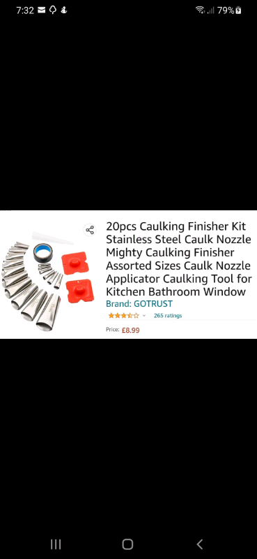 20 piece caulking finisher kit 