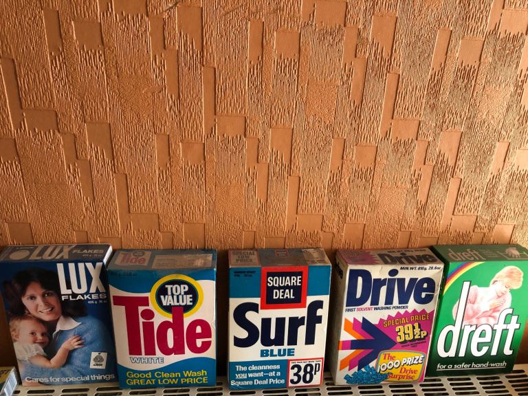 Vintage washing powder unopened, Five in total