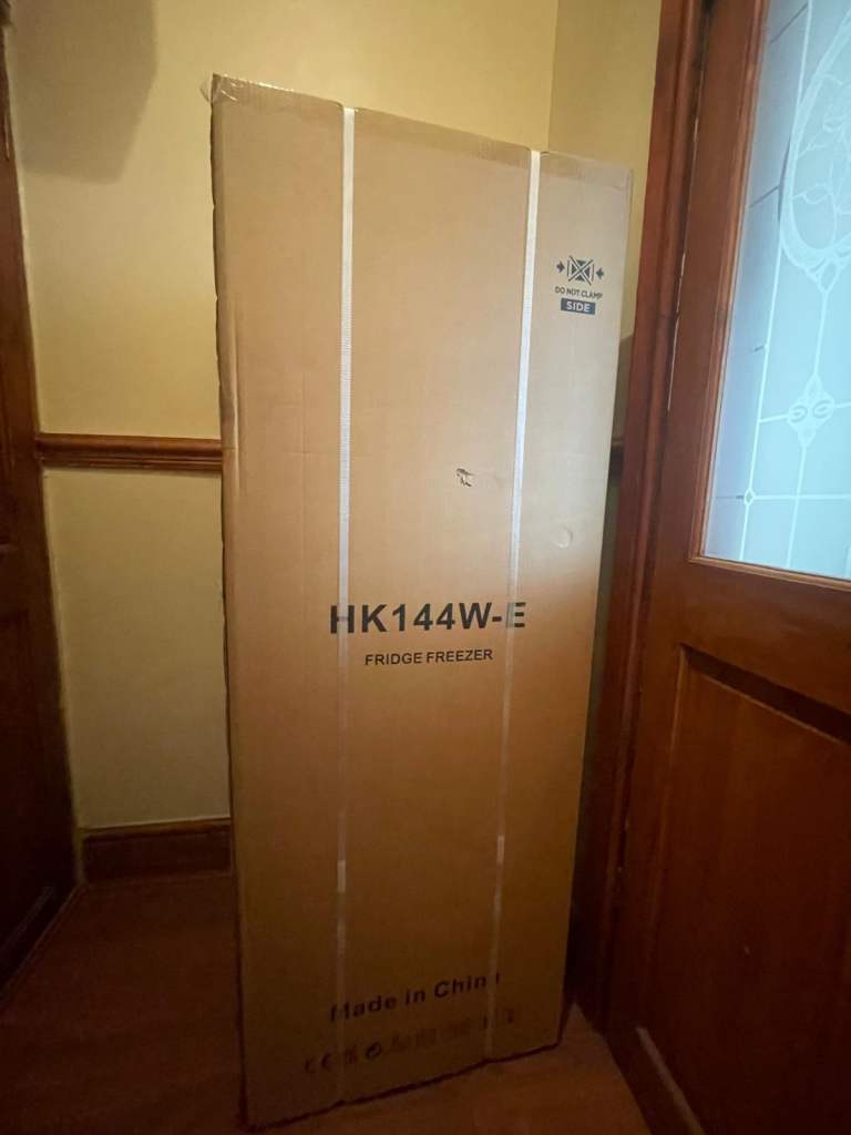 Haden HK144W-E White Defrost Fridge Freezer