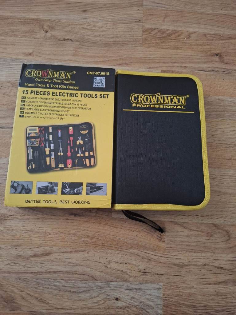Crownman 15 piece electric tools set 