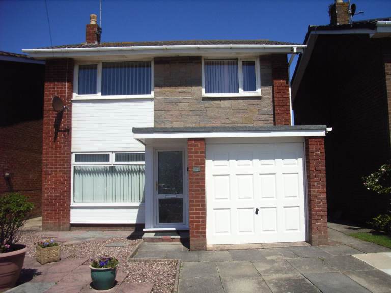 Detached 3 Bedroom House with Garage Gardens . Rossal. Fleetwood