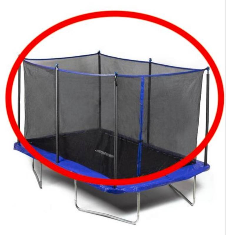 Sportspower Rectangular Enclosure NET ONLY BouncePro 12ft ×8ft trampoline