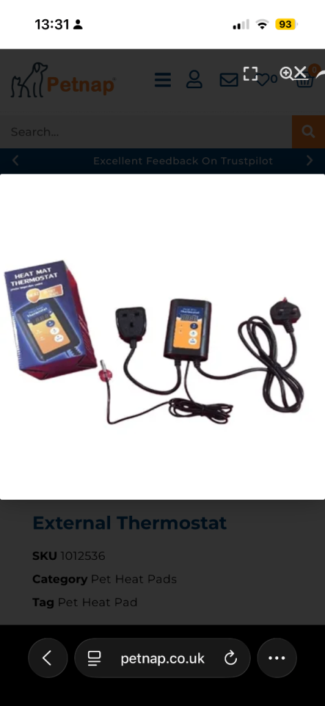 Hedgehog heating system 