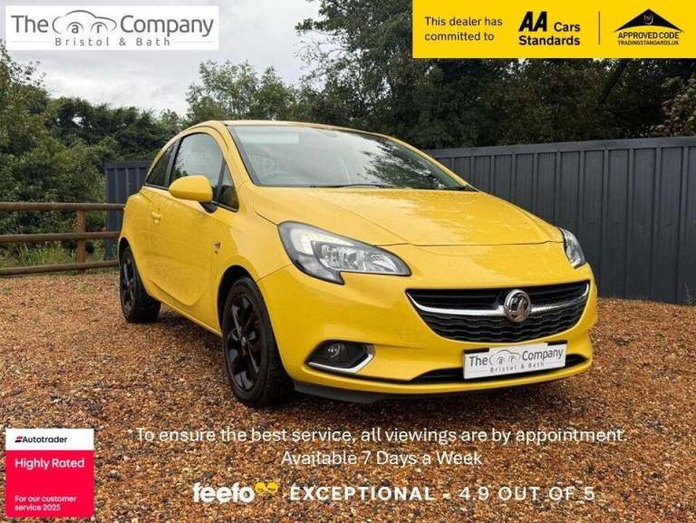 2015 Vauxhall Corsa 1.4i ecoFLEX SRi Euro 6 3dr HATCHBACK Petrol Manual