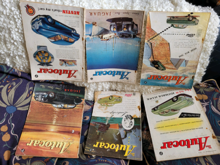 X16 autocar magazines 1950's 