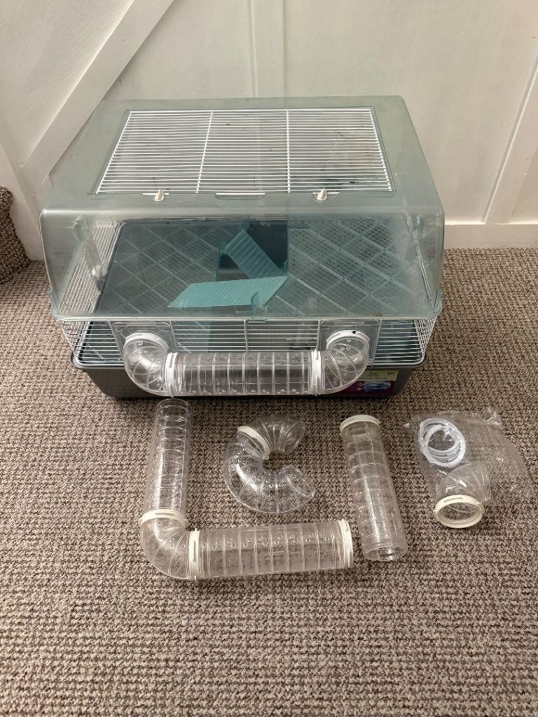 image for Pets at Home Plastic Home with Accessories Dwarf Hamster & Mouse Cage Teal