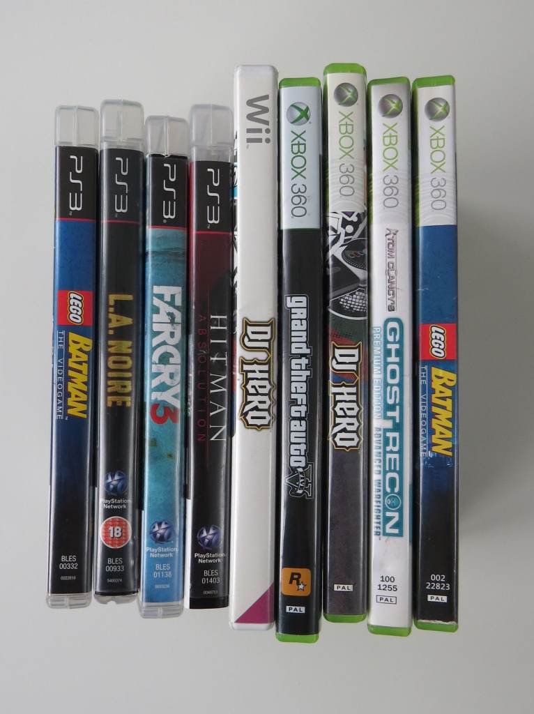 Bundle of 4 x PS3, 4 x XBOX 360, 1 x Wii games