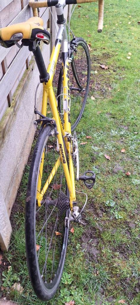 Road bike Bianchi 23in wheels 
