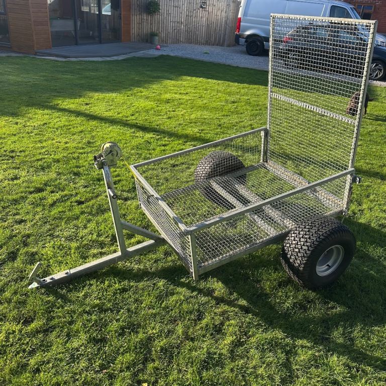 Quad mower trailer galvanised 