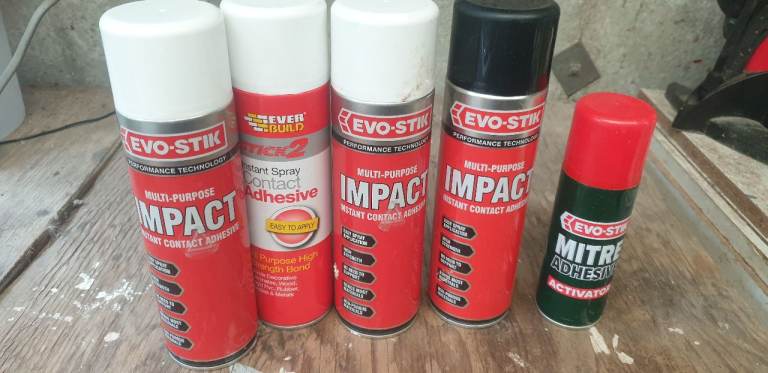 Evo-Stik Adhesives & Contact Sprays 
