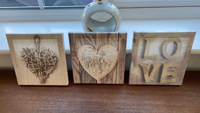 Canvas wall art set of three 