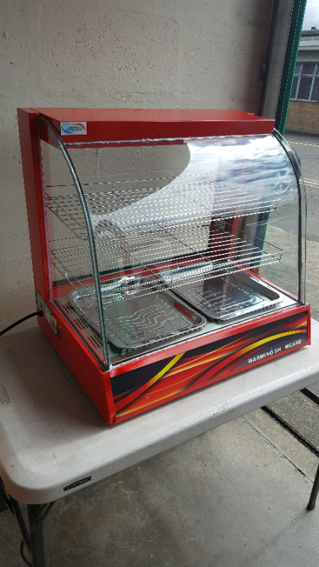 Commercial food warming showcase display cabinet 