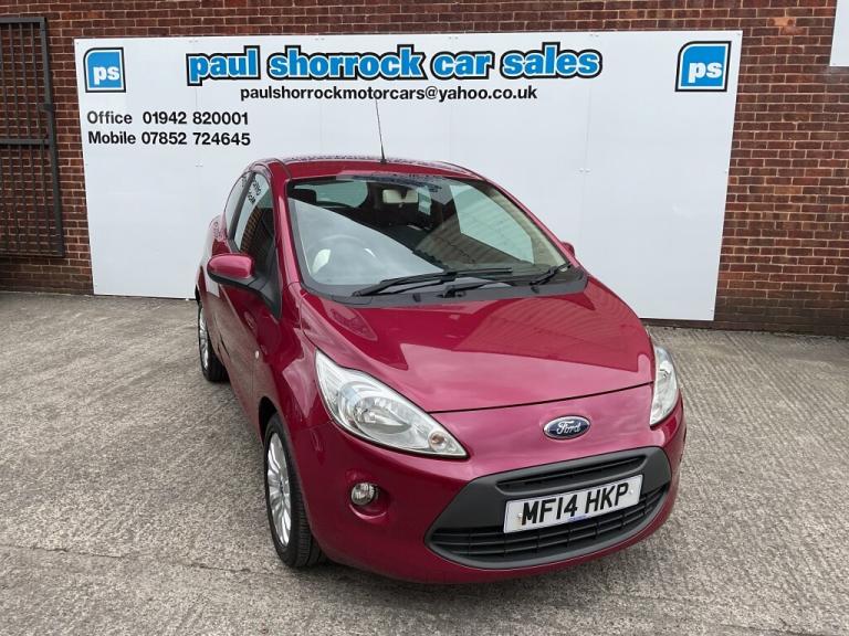 2014 Ford Ka 1.2 Zetec 3dr [Start Stop] HATCHBACK PETROL Manual