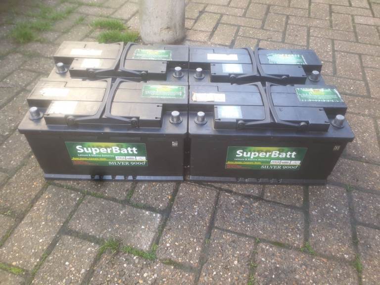 4 x 120aH Leisure Batterys