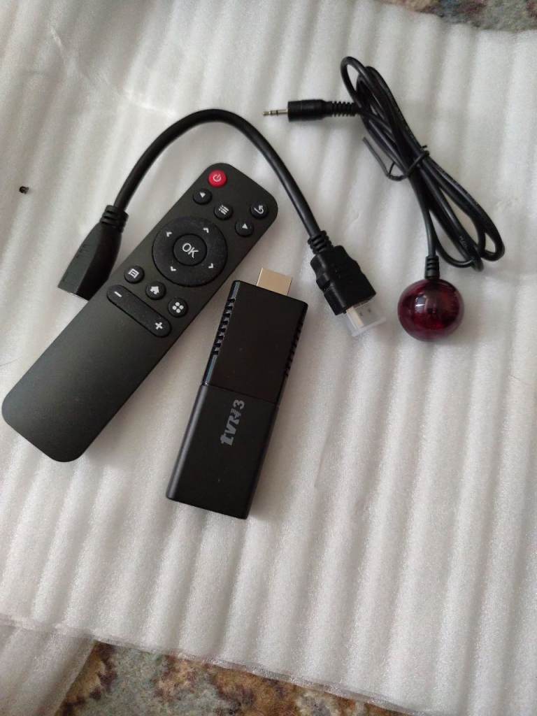 TVN3 Android TV Stick Dongle with Remote Control – As New