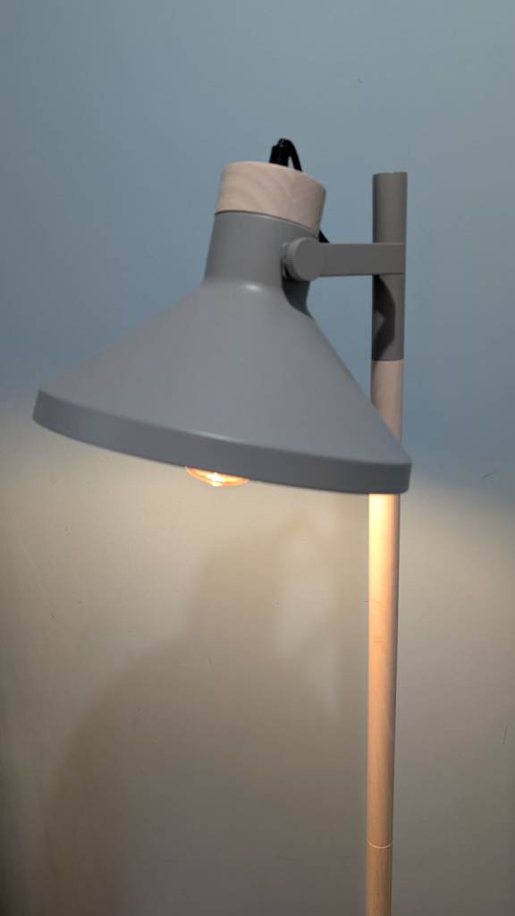 Habitat Skandi Floor Lamp with foot switch - Grey