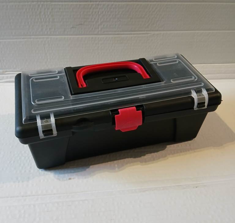 MINI Toolbox Organiser for Small items Tools Computer Parts fishing tackle - £1 HOUSE CLEARANCE