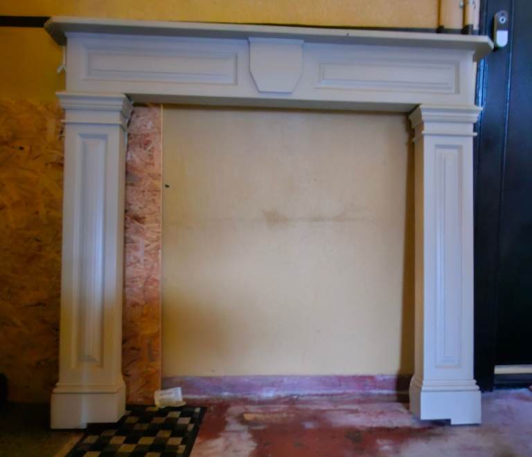 Large Wooden Fire Surround