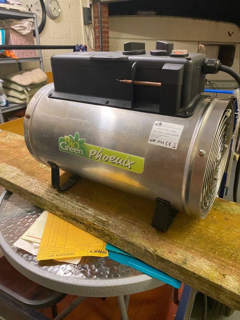 Heater bio green phoeuix camper van caravan awning  ect  ono