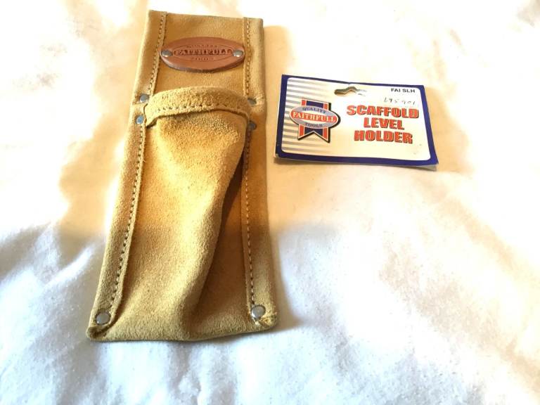 NEW Faithfull Leather Scaffold Level Holder