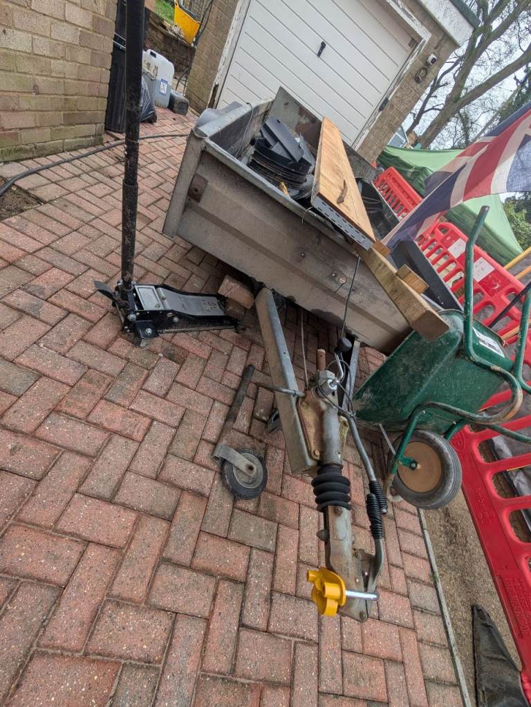 Galvanized 10x5 twin axle plant trailer 2700kg Bradley Ifor Brian James