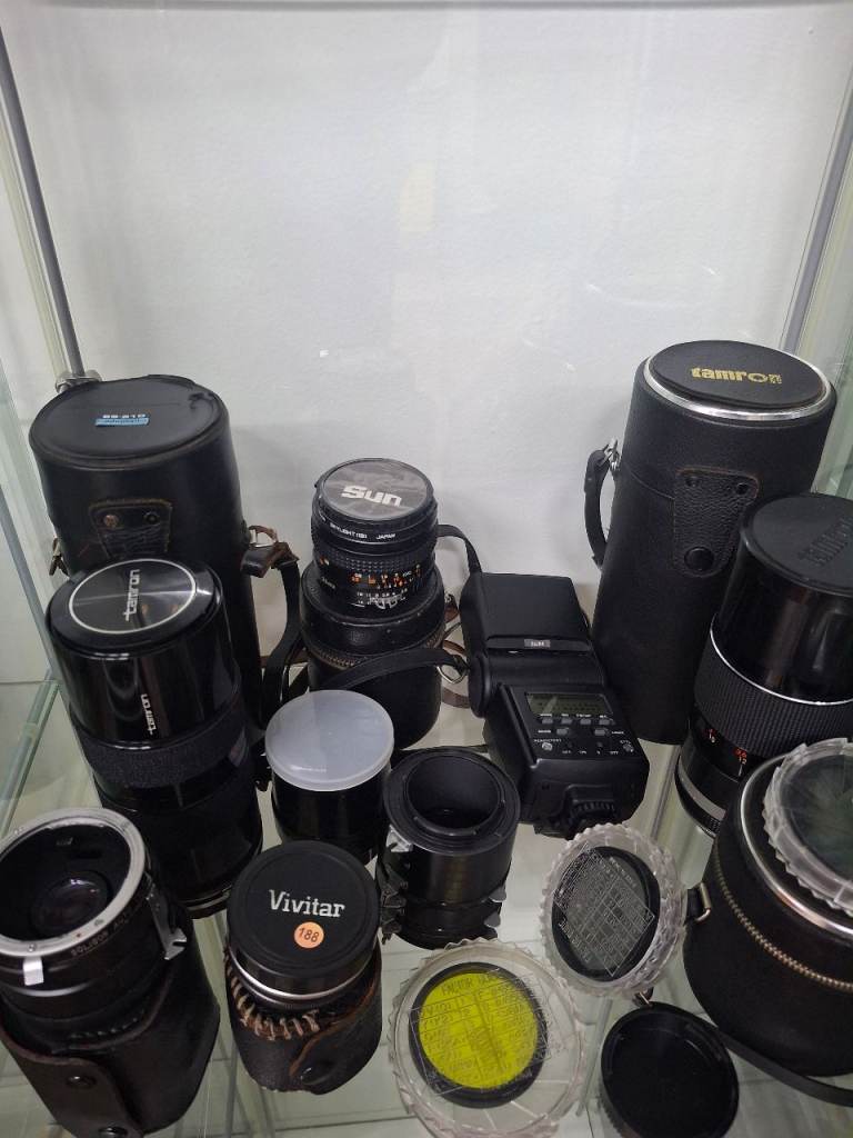 Camera Lenses, Filters Accessories 