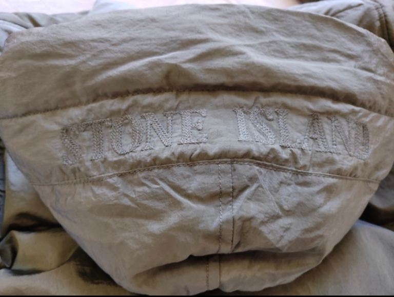 Stone island khaki green puffer jacket