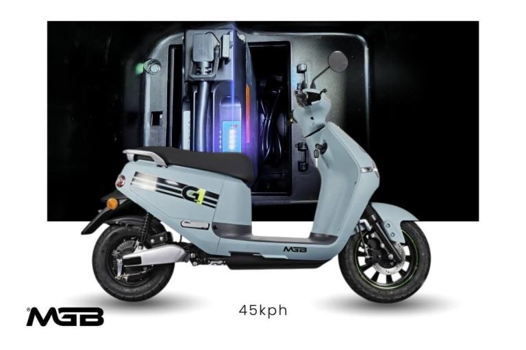 MGB G1 50cc Moped Scooter 2000W Electric Bosch Motor AM Licence Learner Legal