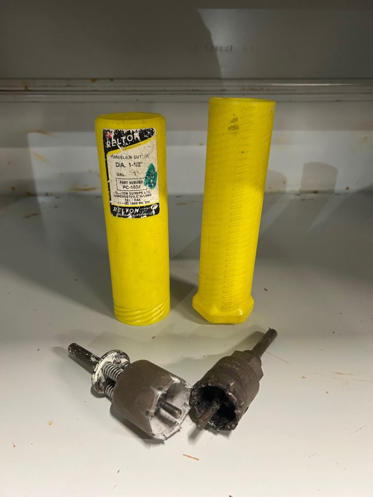 A range of Relton porcelain hole cutters & hole saws available