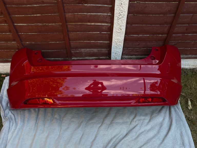 Honda Civic Milano Red Rear Bumper (With Light Units)