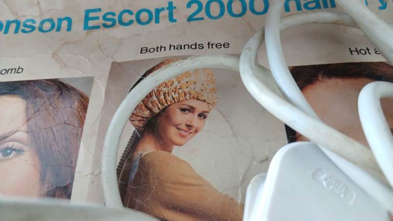Vintage Ronson Escort 2000 Hair Dryer with Hood