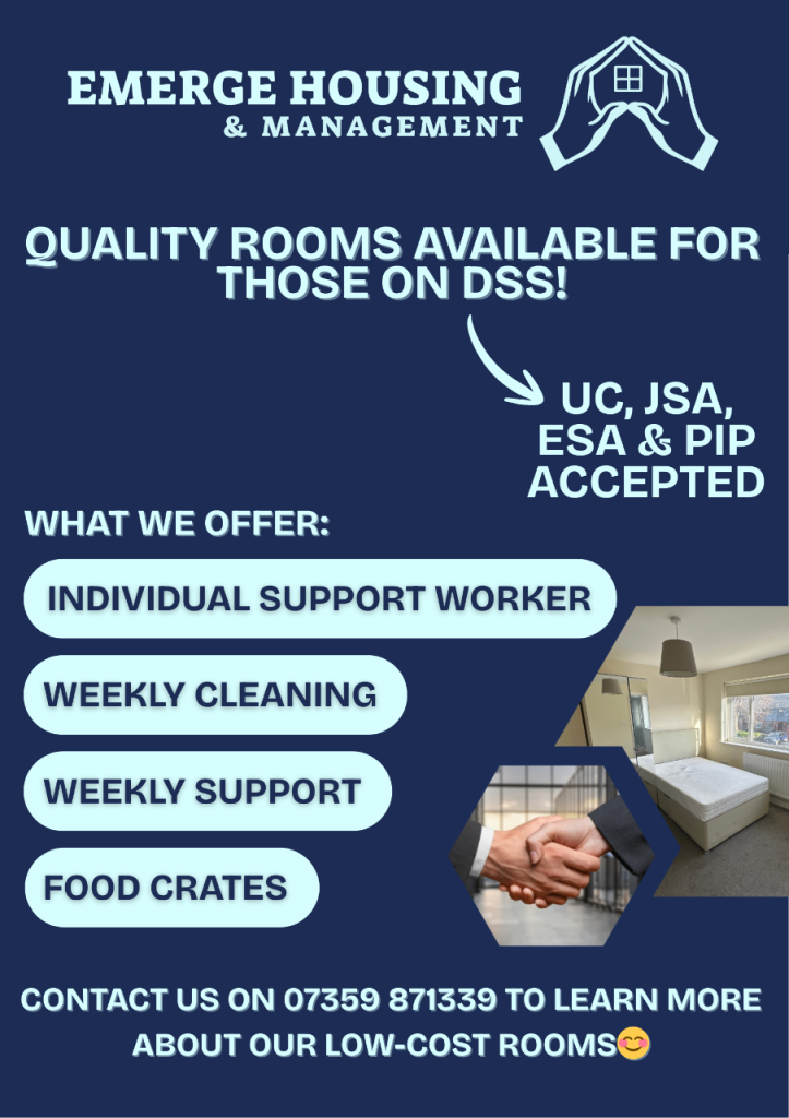 CHEAP ROOMS ROR PEOPLE ON DSS