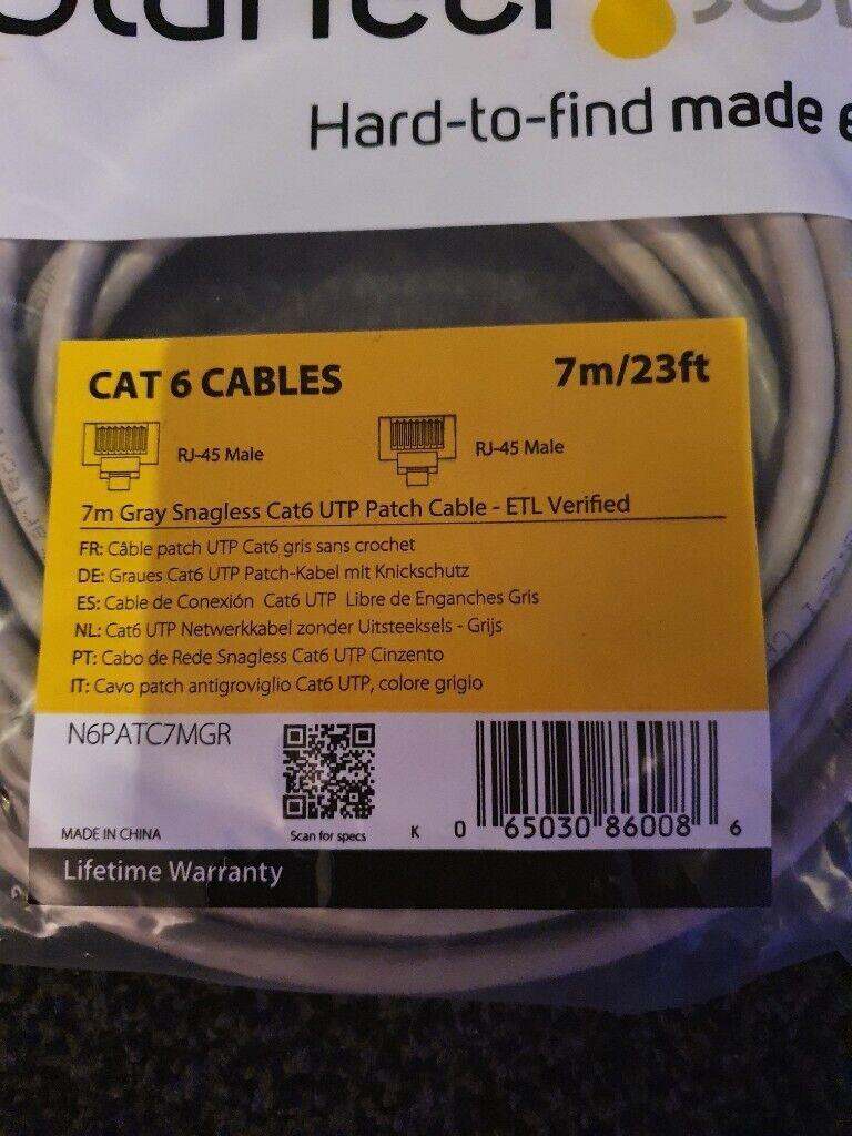 Startech Cat 6 cable 7m length
