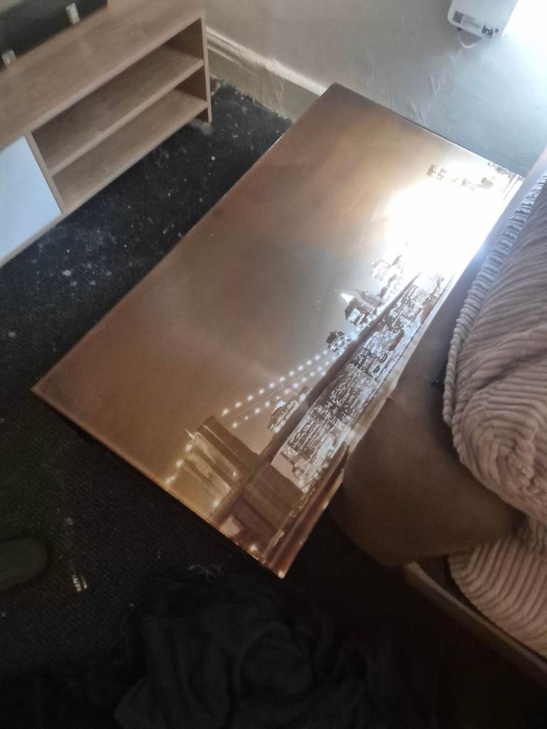 Large Silver Bridge Picture for Wall Decor
