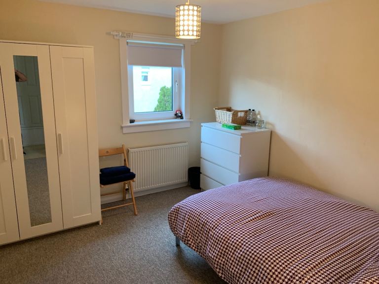 double bedroom in a shared house