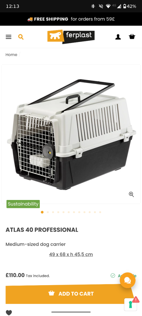 Ferplast Pet carrier 