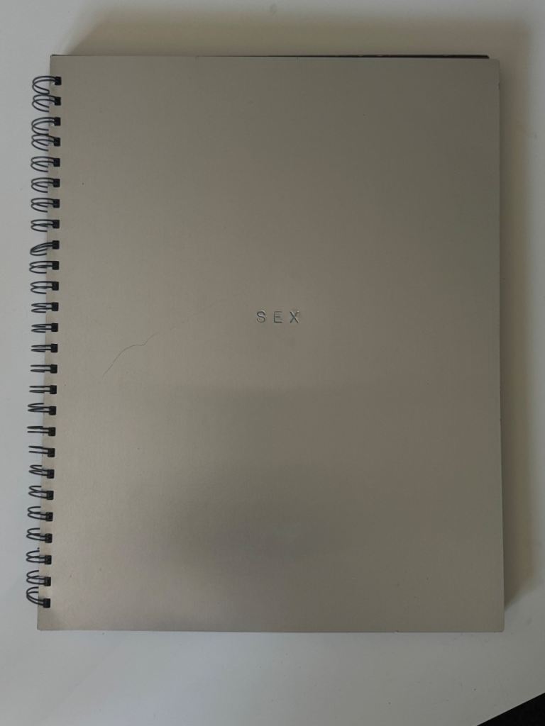 Vintage Madonna Sex Book 1992 - No CD - Metal Covers - Collectible 