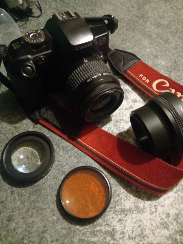 Canon Digital Camera with Lens and Filters – Good Condition