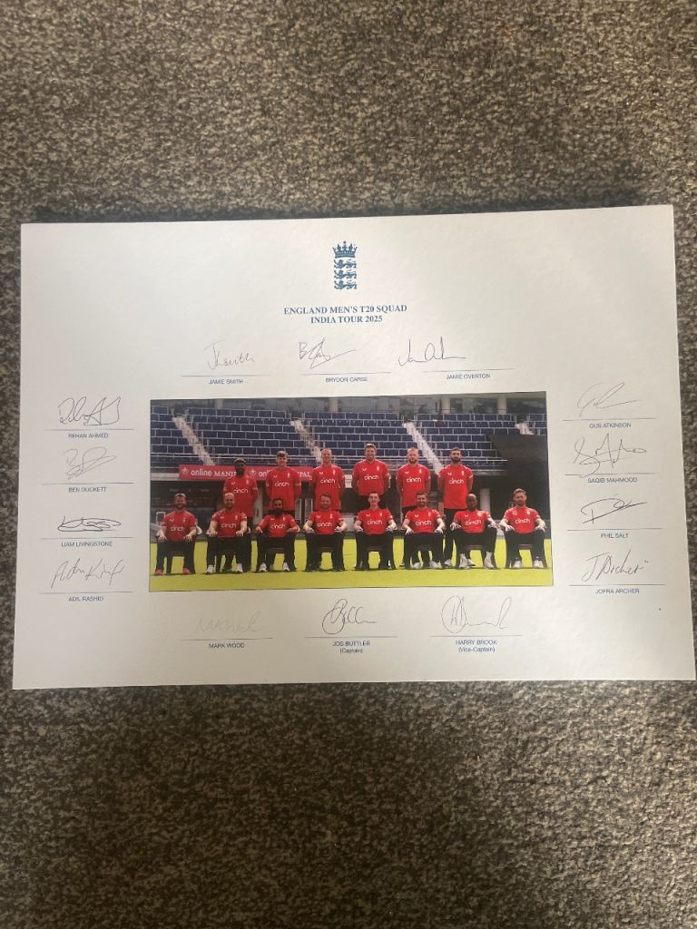 England men’s T20 squad India tour 2025