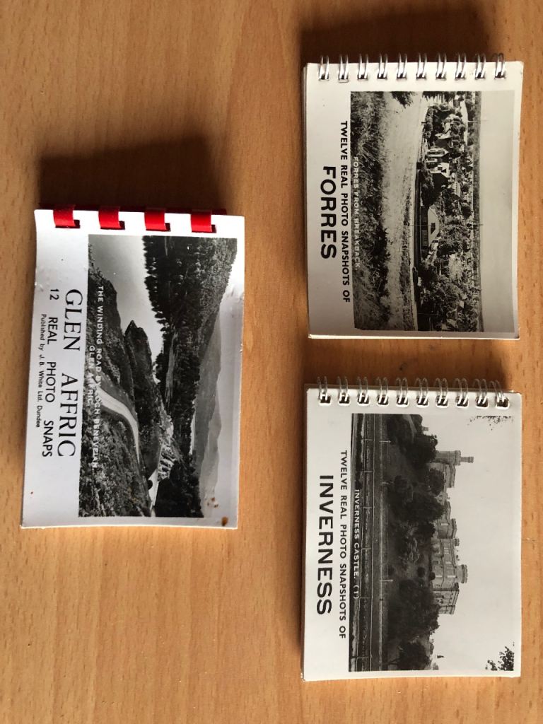 Booklets of black and white photos