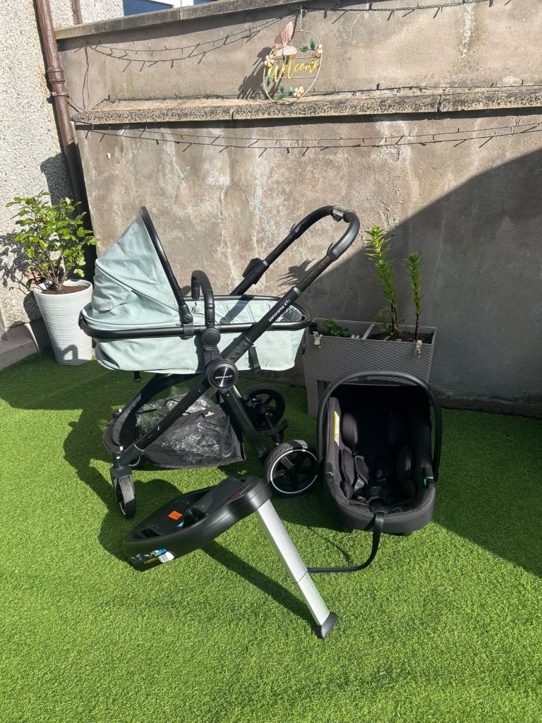 Panorama XTi by Babylo 2-in-1 Travel System with EnfaSafe i-Size R129 Car Seat - Leaf