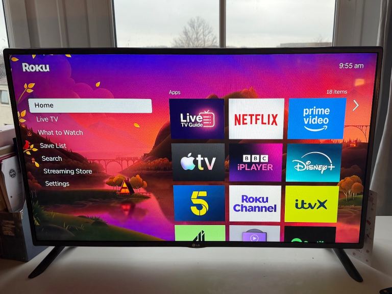 42” LG Smart TV + Roku Streaming Stick 