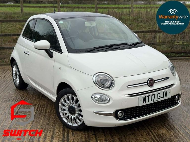 2017 Fiat 500 1.2 Lounge 3dr HATCHBACK Petrol Manual